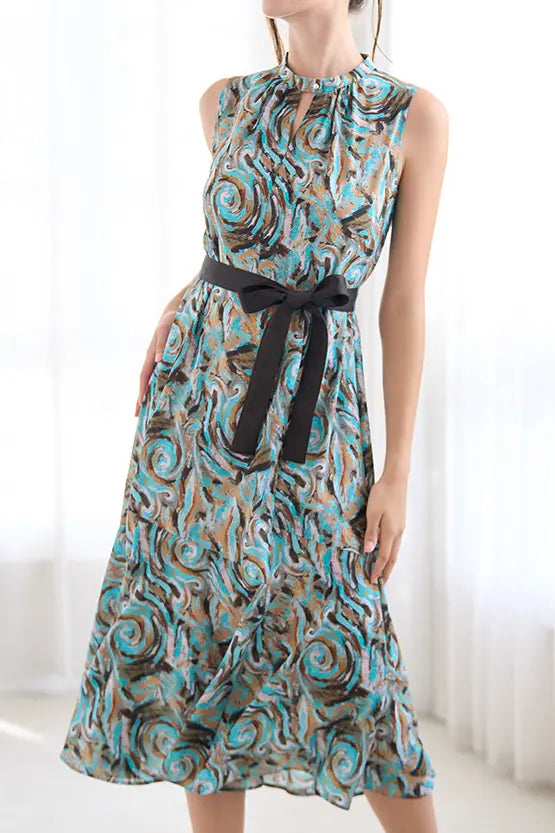 Stretch Chiffon: Long Mermaid Dress