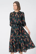 Stretch Chiffon: Long Mermaid Dress