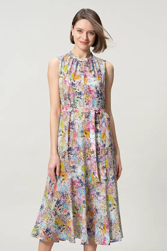 Stretch Chiffon: Long Mermaid Dress