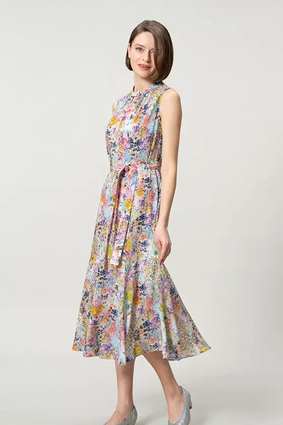 Stretch Chiffon: Long Mermaid Dress
