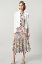 Stretch Chiffon: Long Mermaid Dress
