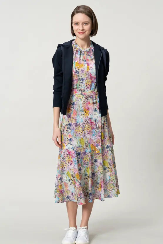 Stretch Chiffon: Long Mermaid Dress