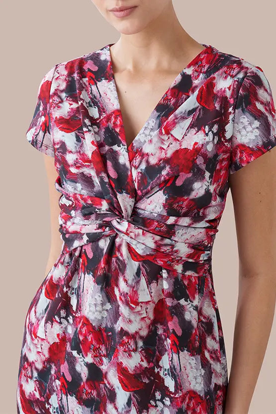 Stretch Jersey: Passion Twist Dress (Knee-Length)