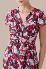 Stretch Jersey: Passion Twist Dress (Knee-Length)