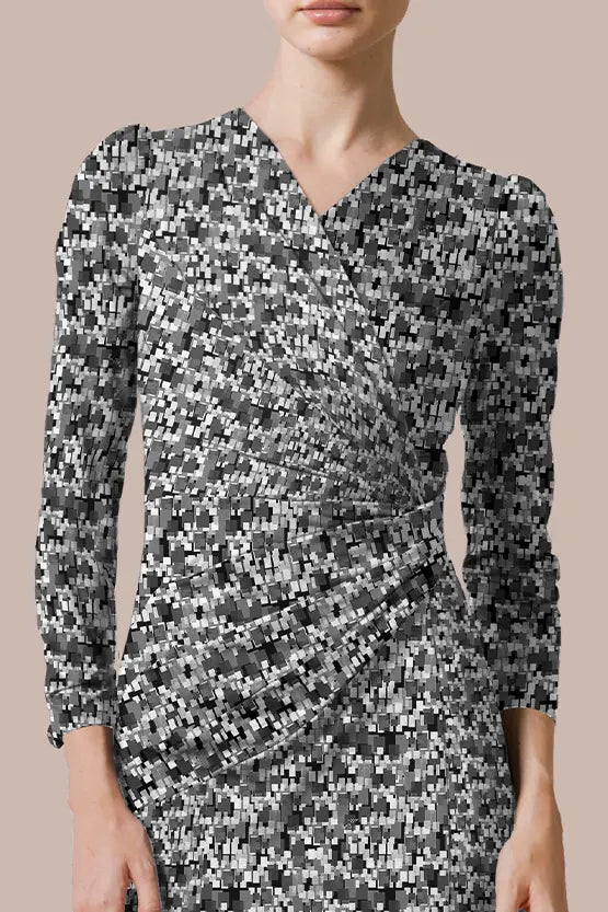 Stretch Jersey: Gathered Dress