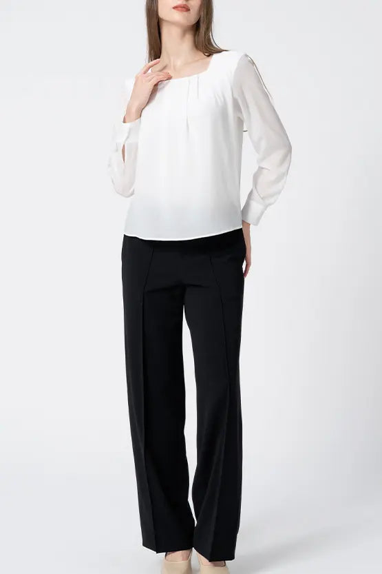 【Comfort Georgette】Straight Pants