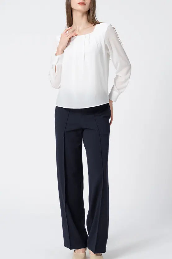 【Comfort Georgette】Straight Pants