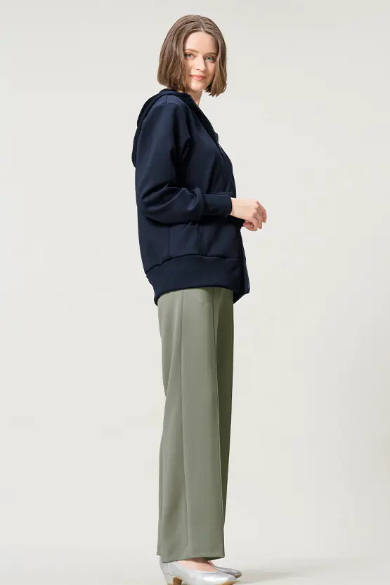 [Space Material] Straight Wide Pants