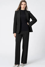 Marshmallow Tech: Straight Wide-Leg Pants