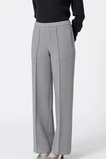Marshmallow Tech: Straight Wide-Leg Pants