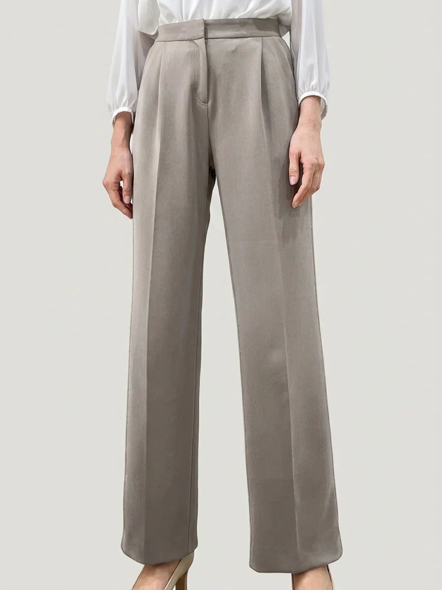 Active Stretch: Gray Wide Pants