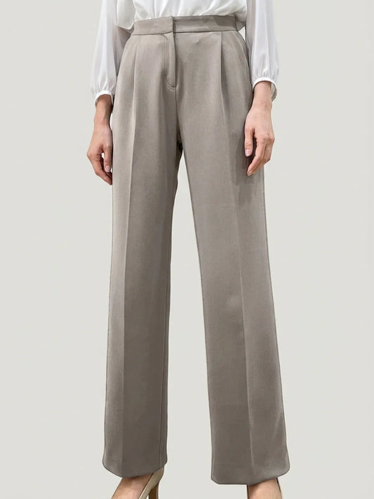 Active Stretch: Gray Wide Pants
