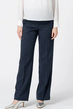 【Active Warm Pinstripe】Straight Pants