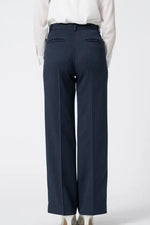 【Active Warm Pinstripe】Straight Pants