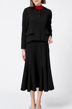 Marshmallow Tech: Flare Long Skirt