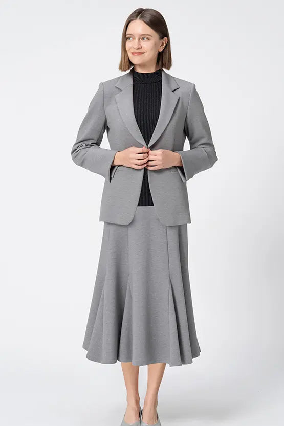 Marshmallow Tech: Flare Long Skirt