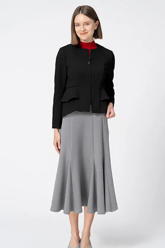 Marshmallow Tech: Flare Long Skirt