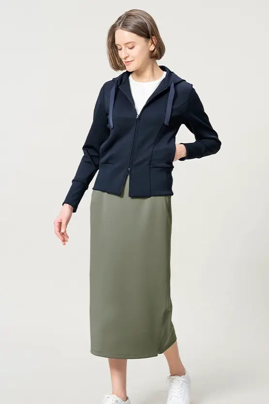 [Space Material] Straight Skirt