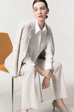 Stretch Georgette: Front Fly Shirt