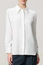 Stretch Georgette: Front Fly Shirt