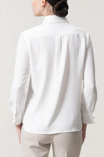 Stretch Georgette: Front Fly Shirt