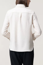 Stretch Georgette: Front Fly Shirt