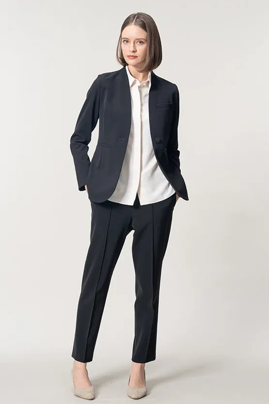 Stretch Georgette: Front Fly Shirt