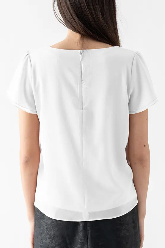 Refined T-shirt Series: Double-layered top