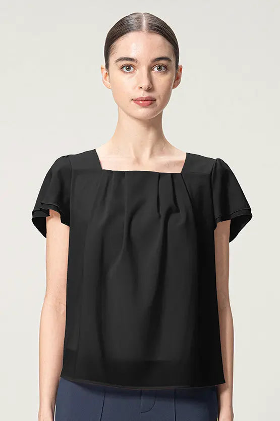 Refined T-shirt Series: Double-layered top