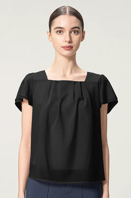 Refined T-shirt Series: Double-layered top