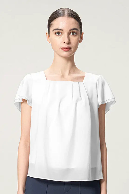 Refined T-shirt Series: Double-layered top