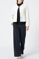 【Washable Wool Knit】High-Neck Top