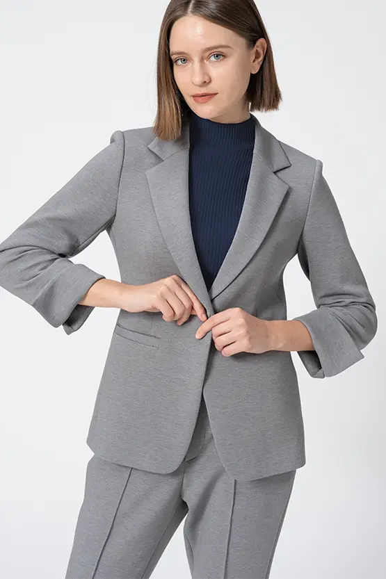 【Washable Wool Knit】High-Neck Top