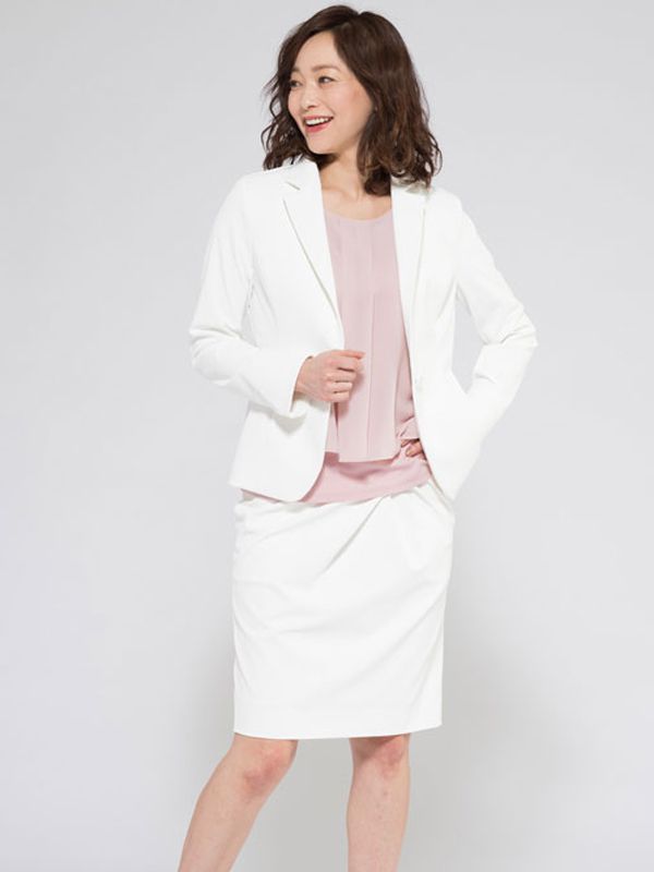 Shell White Tailored Jacket