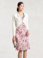 White Tiny Dot Marilyn Dress