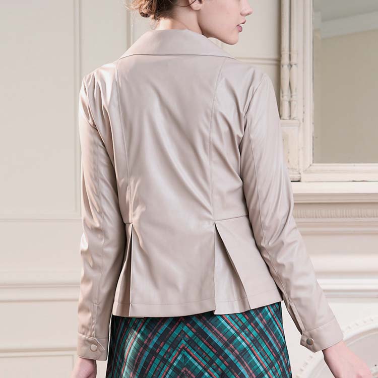 Wear a mannish rider jacket in a feminine way