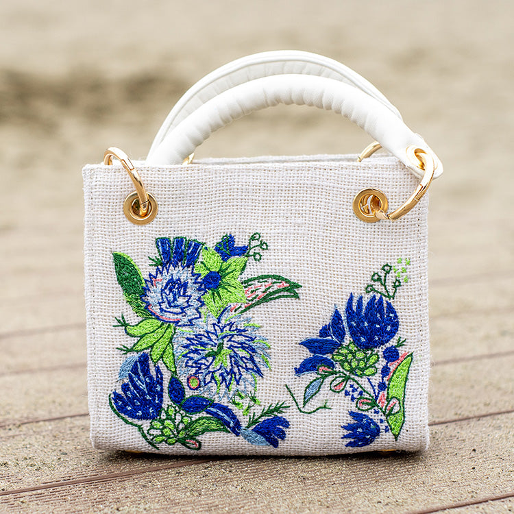 Blue Berry Mini Tote Bag