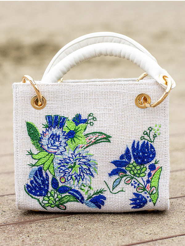 Blue Berry Mini Tote Bag