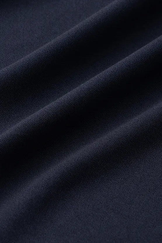 【Back Satin Georgette】Long Mermaid Dress