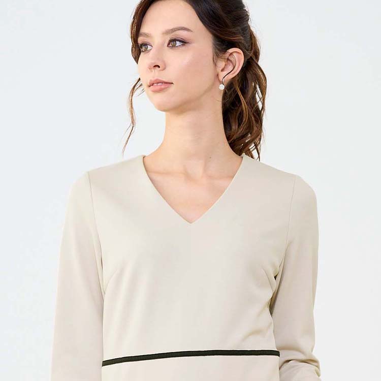 Flattering V-neck