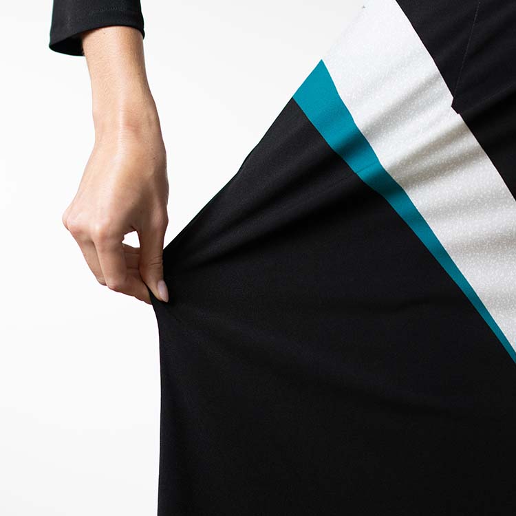 A gorgeous modern print inspired by visiting kimono