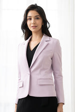 Lavender Pink Stretch Blazer Jacket