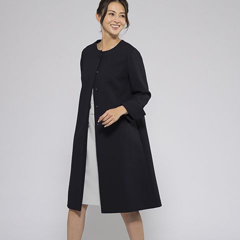 A-line for a slimming, vertical effect