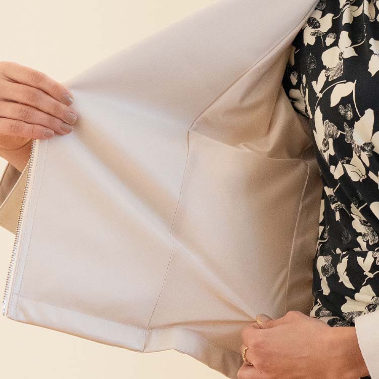Stretch leather is difficult to sew and Japanese craftsmanship