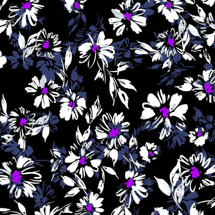 A dignified and trusted five-color floral print