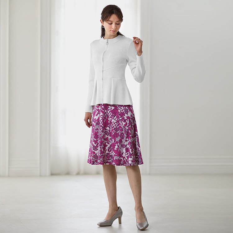 Feminine fit and flare style