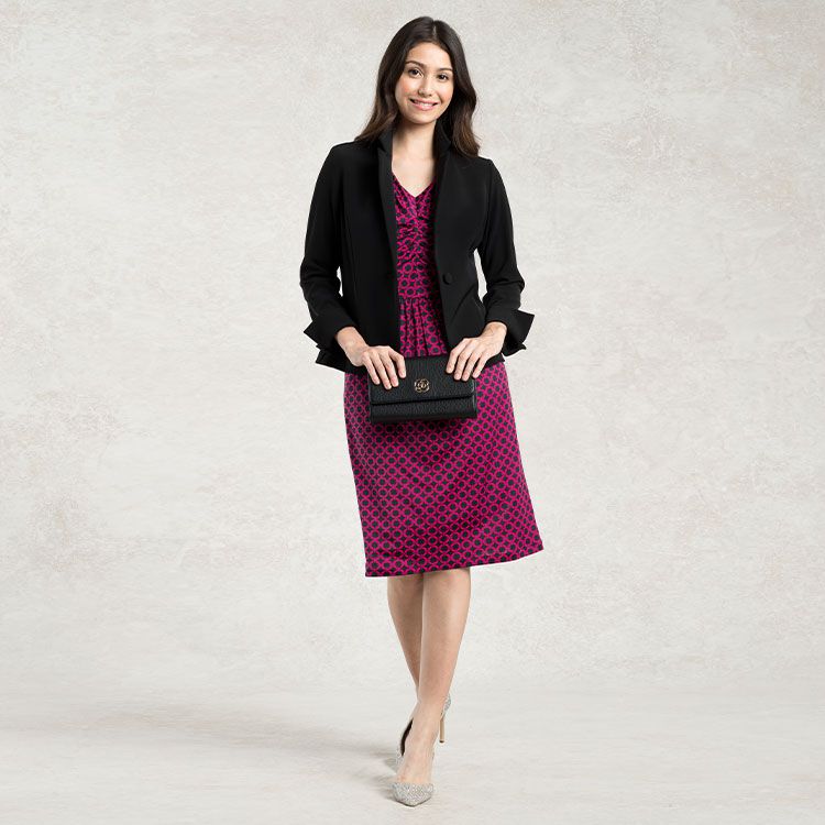 Wear with a black jacket for work days
