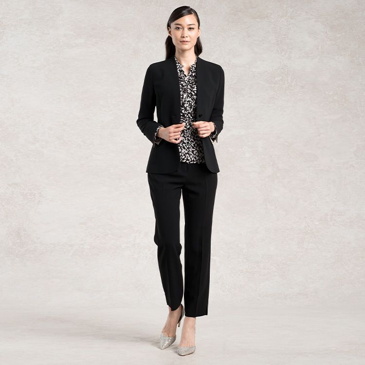 Set up with jacket made of the same material