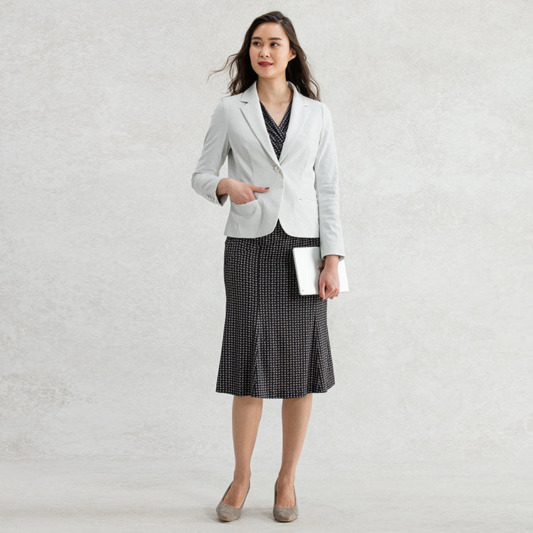 Monochrome outfit for work