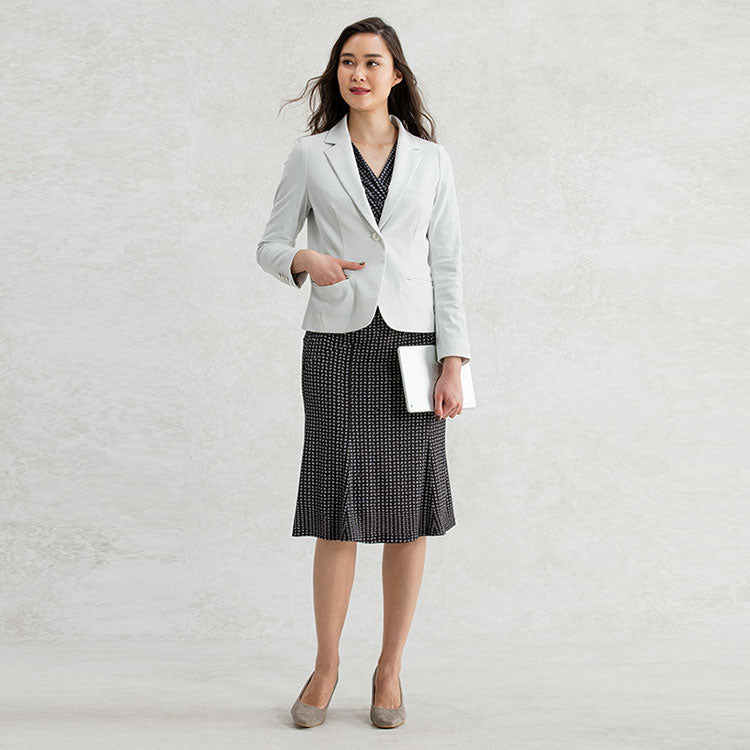 Monochrome outfit for work